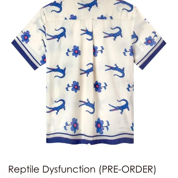 As seen on White Lotus! Tombolo’s Reptile Dysfunction shirt. Backordered online - Picture 4 of 9